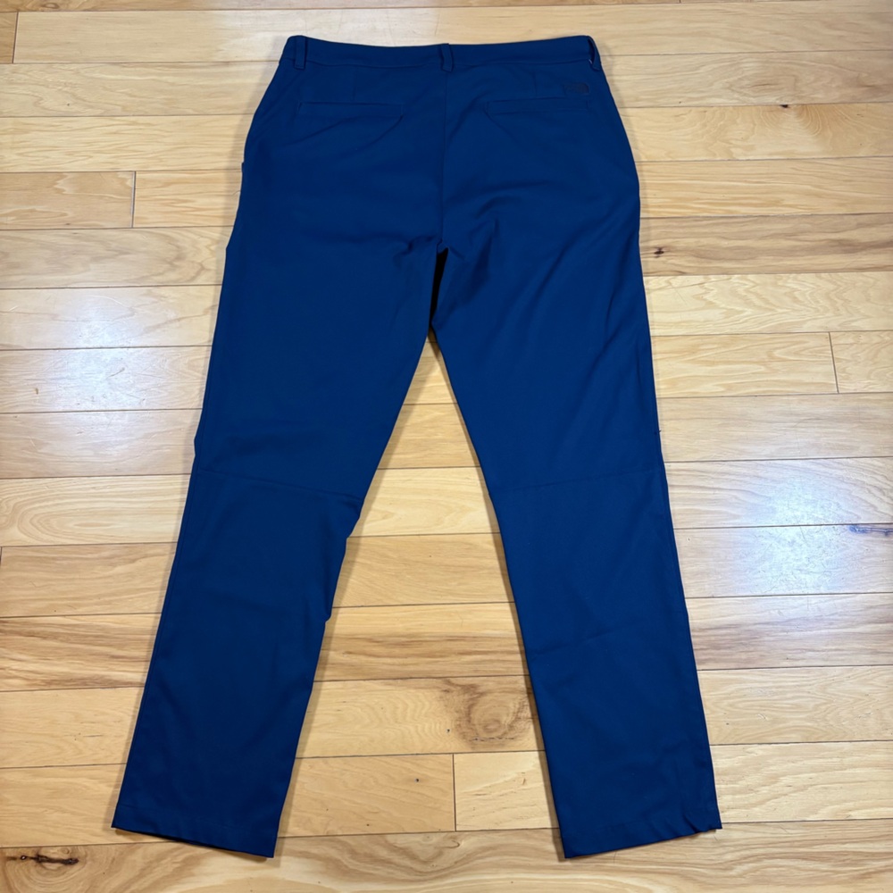 The North Face Standard Modern Pants Mens Sz 34x31 Navy Performance DWR Chinos - Picture 2 of 10